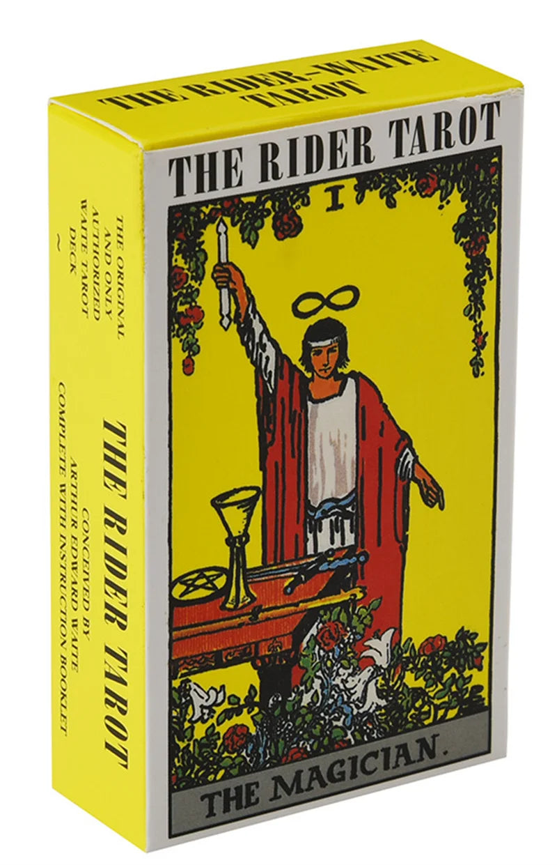 All English Tarot Cards with Guide Book the Rider Divination Tarot Cards Tarot Cards for Beginners Big Size Tarot Cards