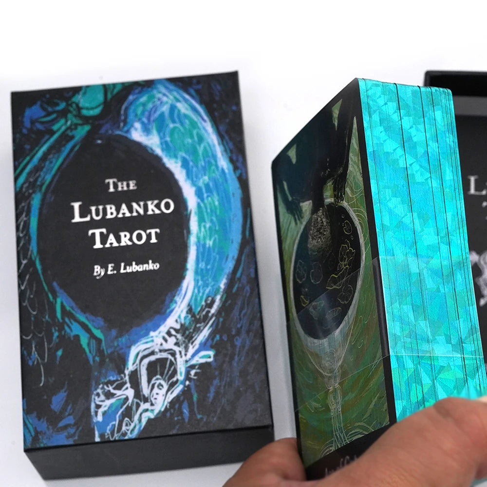 The Lubanko Tarot with Booklet 78 Card Tarot Deck Gilded Edge Origin Size 12X7 Size Standard Hardcover