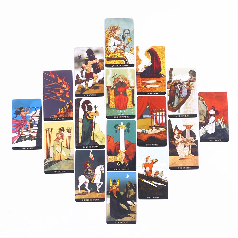 Hot Selling 78 Cards Circe Tarot Leisure Entertainment Games Card Family Gatherings Tarot English Divination Edition Deck