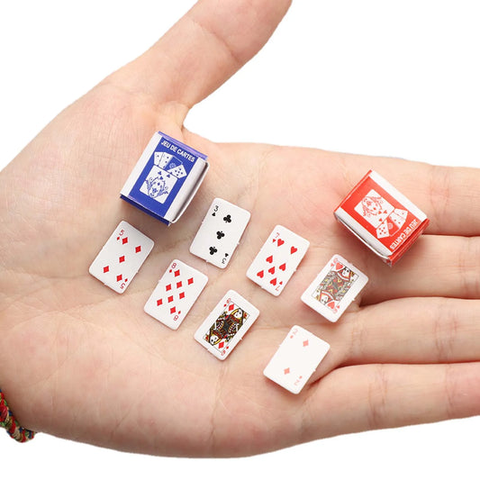 Mini Playing Cards Poker Set Play Cards Deck Board Game Gift