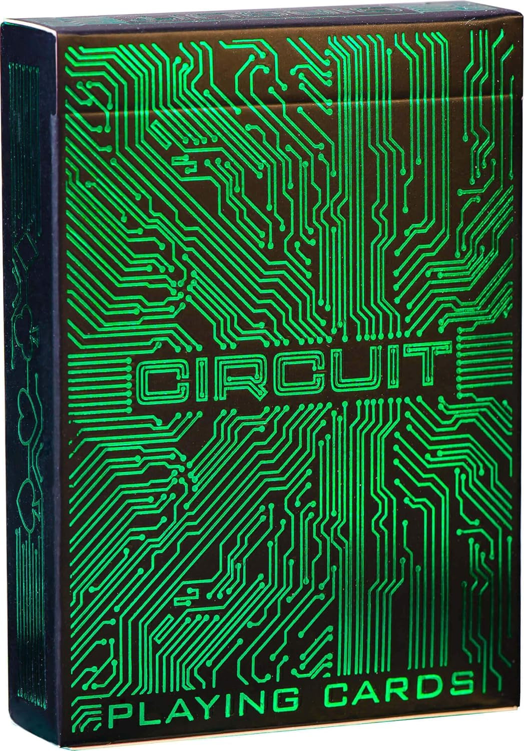 Circuit Playing Cards, Creative Deck of Cards with Free Card Game Ebook, Premium Card Deck, Cool Poker Cards, Unique Bright Colors for Kids & Adults, Computer Themed, Black Playing Cards