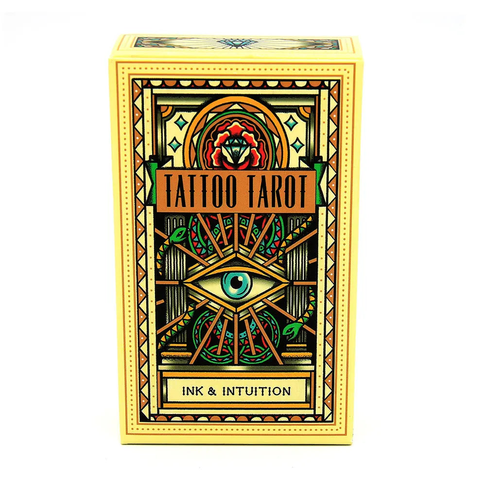 Tattoo Tarot Oracle Cards for Fate Divination Board Game Tarot and a Variety of Tarot Options PDF Guide