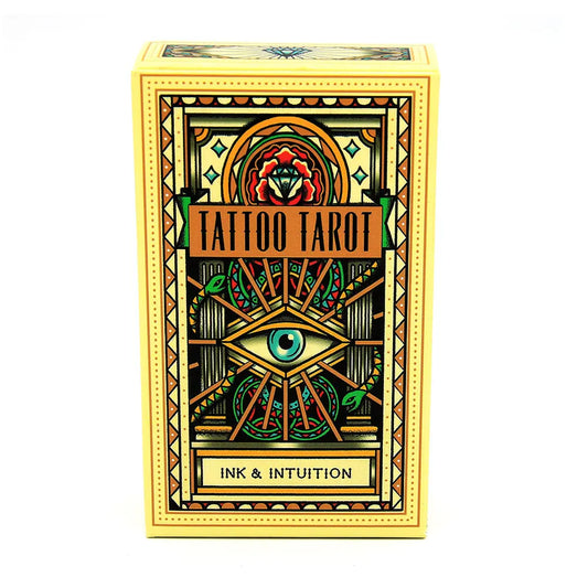 Tattoo Tarot Oracle Cards for Fate Divination Board Game Tarot and a Variety of Tarot Options PDF Guide