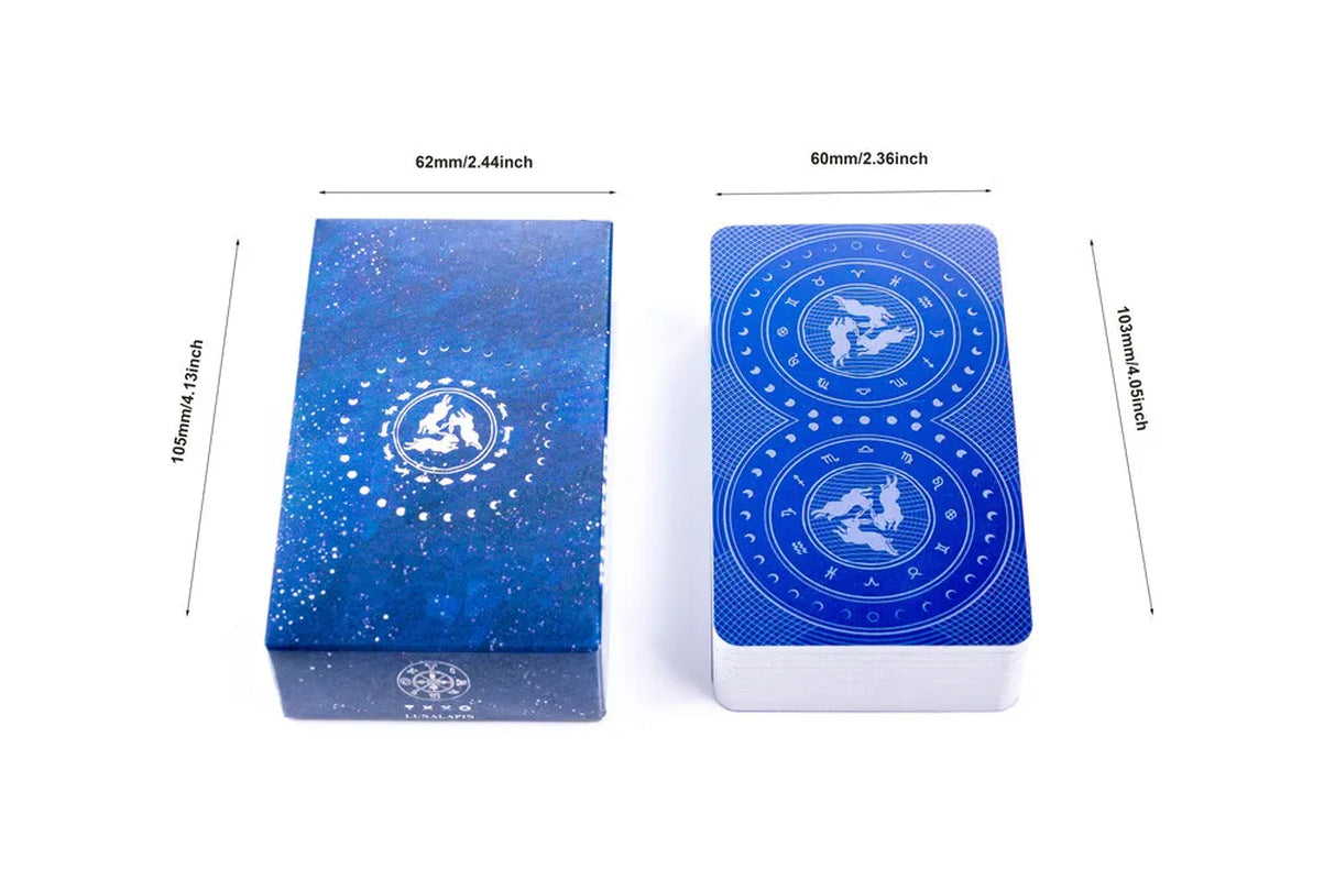 Newest Tarot Cards Lunalapin Rabbit Tarot Deck Tarot Card Game Party Table Board Game Card Deck Fortune-Telling Oracle Cards