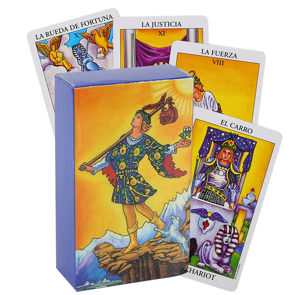 Tarot Del Fuego Cards Tarot for Deck Oracles Electronic Guide Book Game Toy by Ricardo Cavolo