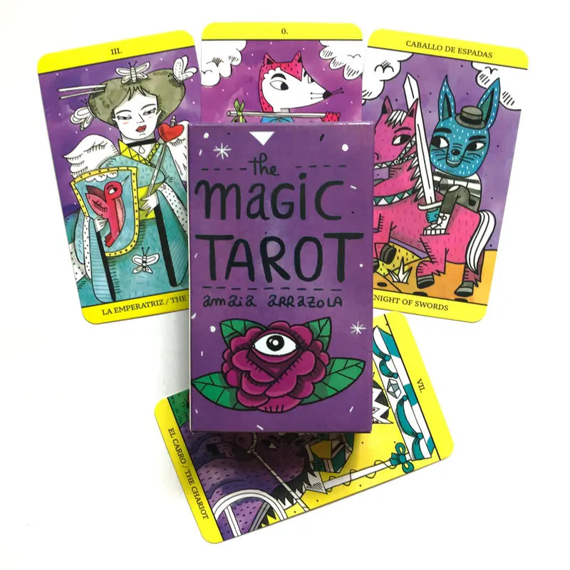 78 Card Crows Tarot Oracle Card for Entertainment Fate Divination Card Game Tarot and a Variety of Tarot Options PDF Guide