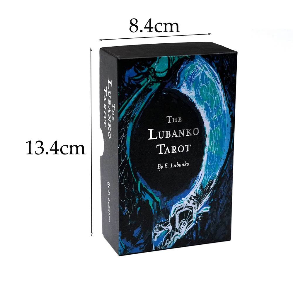 The Lubanko Tarot with Booklet 78 Card Tarot Deck Gilded Edge Origin Size 12X7 Size Standard Hardcover