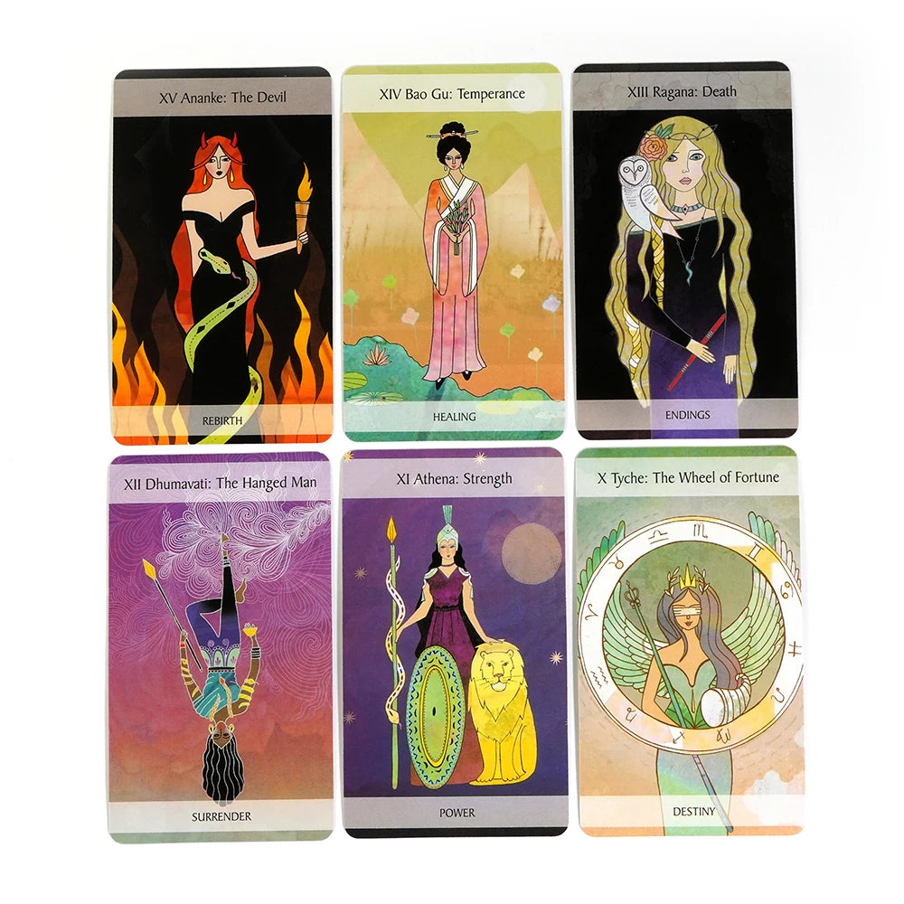 The Mythic Goddess Tarot Includes a Full Deck of 78 Specially Commissioned Tarot Cards