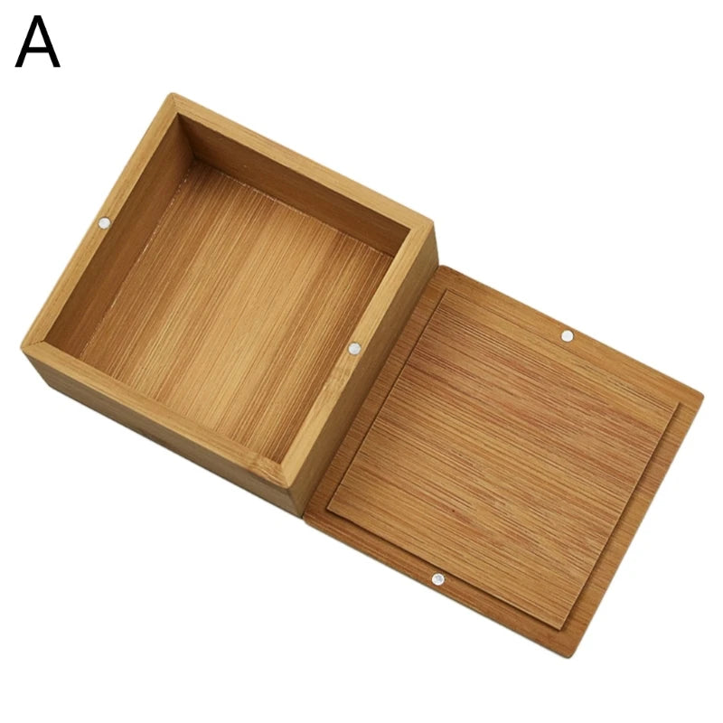 Bamboo Cards Storage Box Desktop Poker Playing Card Box Case for Tarot Playing Games Table Board Deck Game Drop Shipping