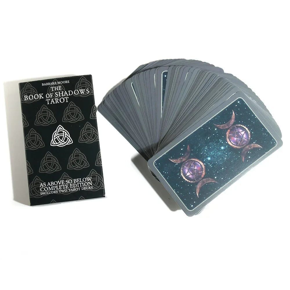 The Book of Shadows Tarot Cards Complete Kit Cards Fortune Guidance Telling Divination Tarot Deck Dark Mansion Tarot