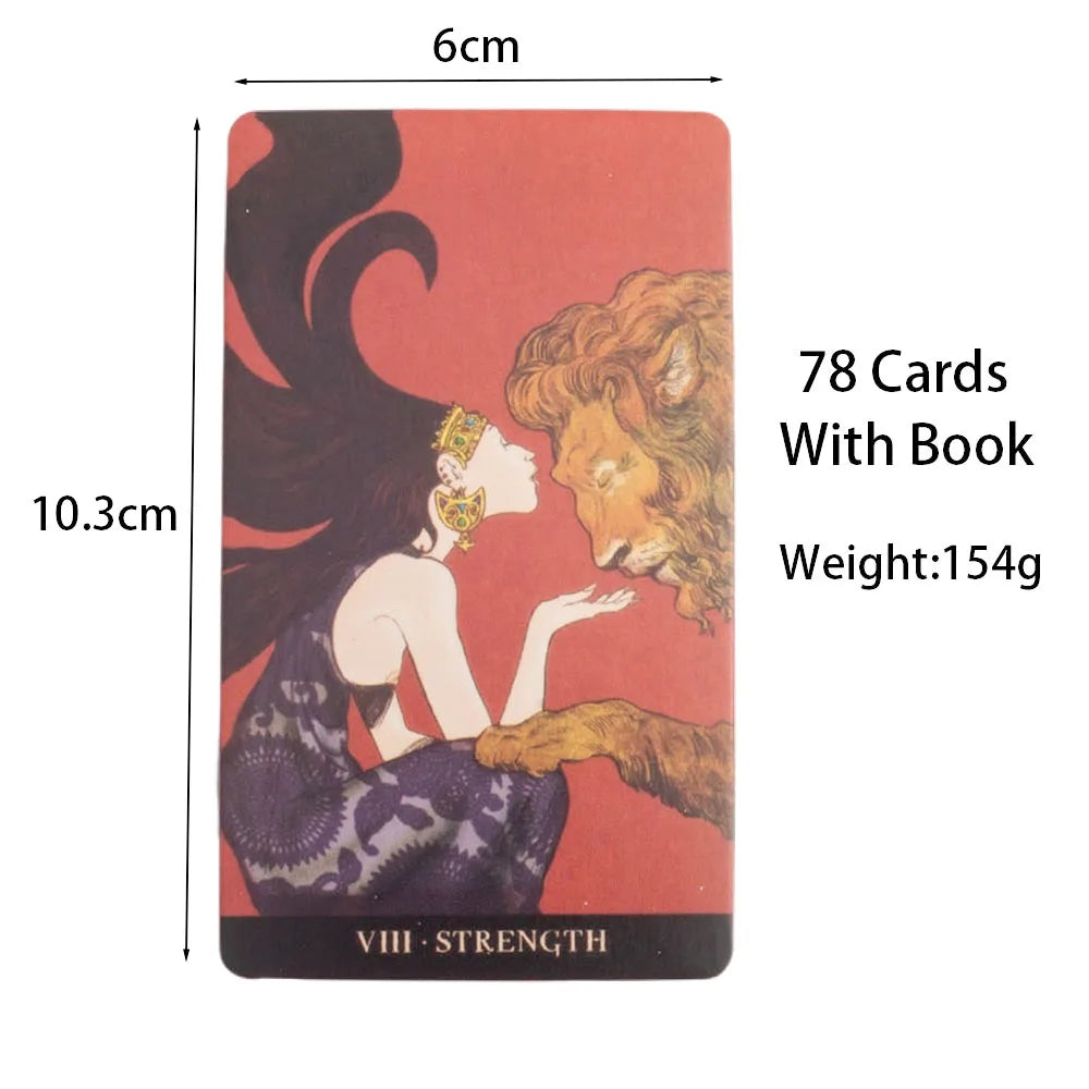 Hot Selling 78 Cards Circe Tarot Leisure Entertainment Games Card Family Gatherings Tarot English Divination Edition Deck