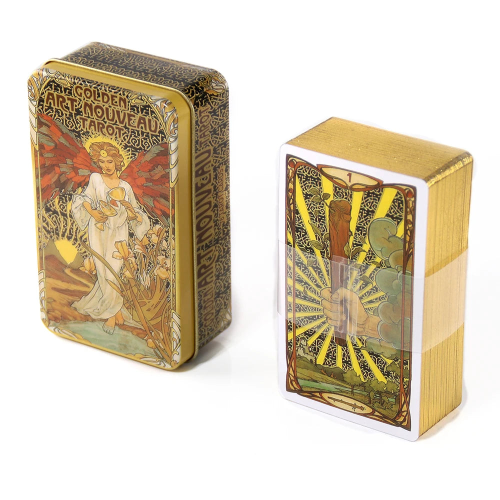 Lucid Dreams Beginners Tarot Witches in a Tin Metal Box Hot Sell Tarot Cards for Divination Tarot Deck