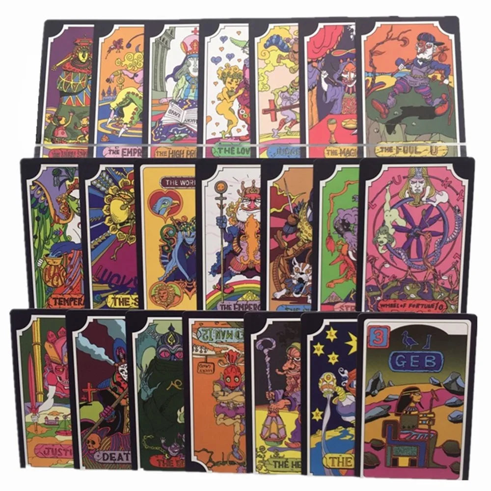 Jojo Bizarre Adventure Tarot Card 22 Grand Akana + 9 Royal Gods Cosplay Kujo Jotaro Anime Chess Card Props Tarot Card 31Pcs/Set