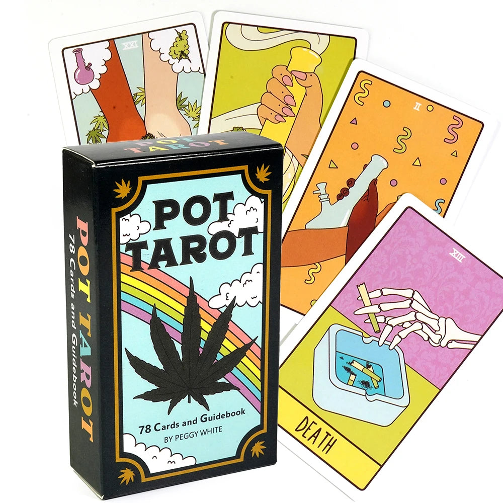 Pot Tarot 78 Pcs Card Deck Travel Version Pocket Size Witchy Beginner Tarot Learning Tarot Cards