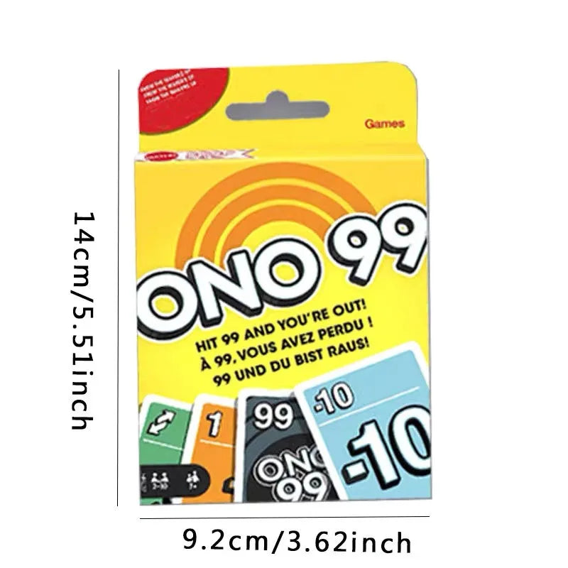 Advanced Version ONO 99 Playing Cards Multi-Person Party Super Fun Game Family Parent-Child Puzzle Playing Cards Wholesale