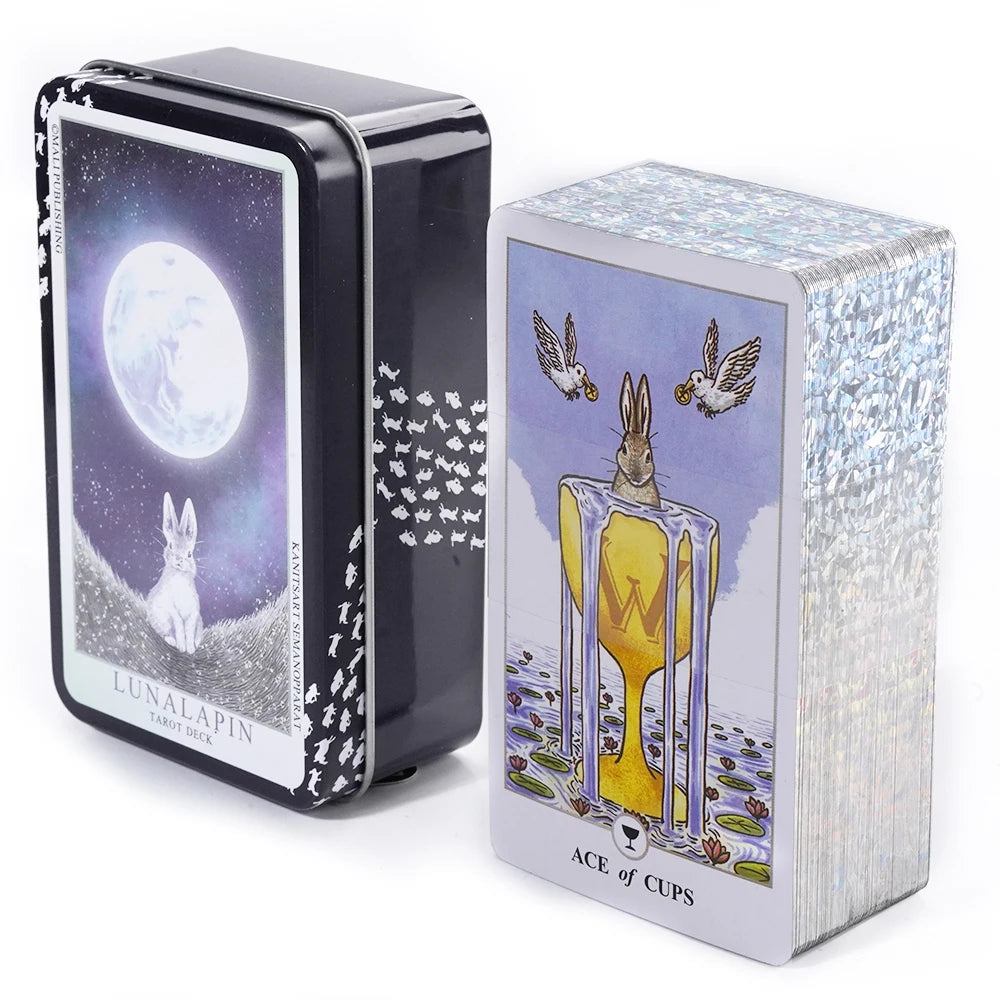 Lucid Dreams Beginners Tarot Witches in a Tin Metal Box Hot Sell Tarot Cards for Divination Tarot Deck