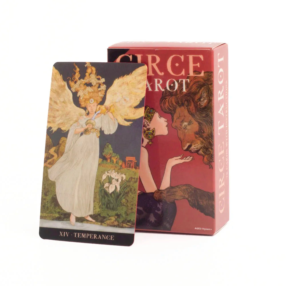 Hot Selling 78 Cards Circe Tarot Leisure Entertainment Games Card Family Gatherings Tarot English Divination Edition Deck