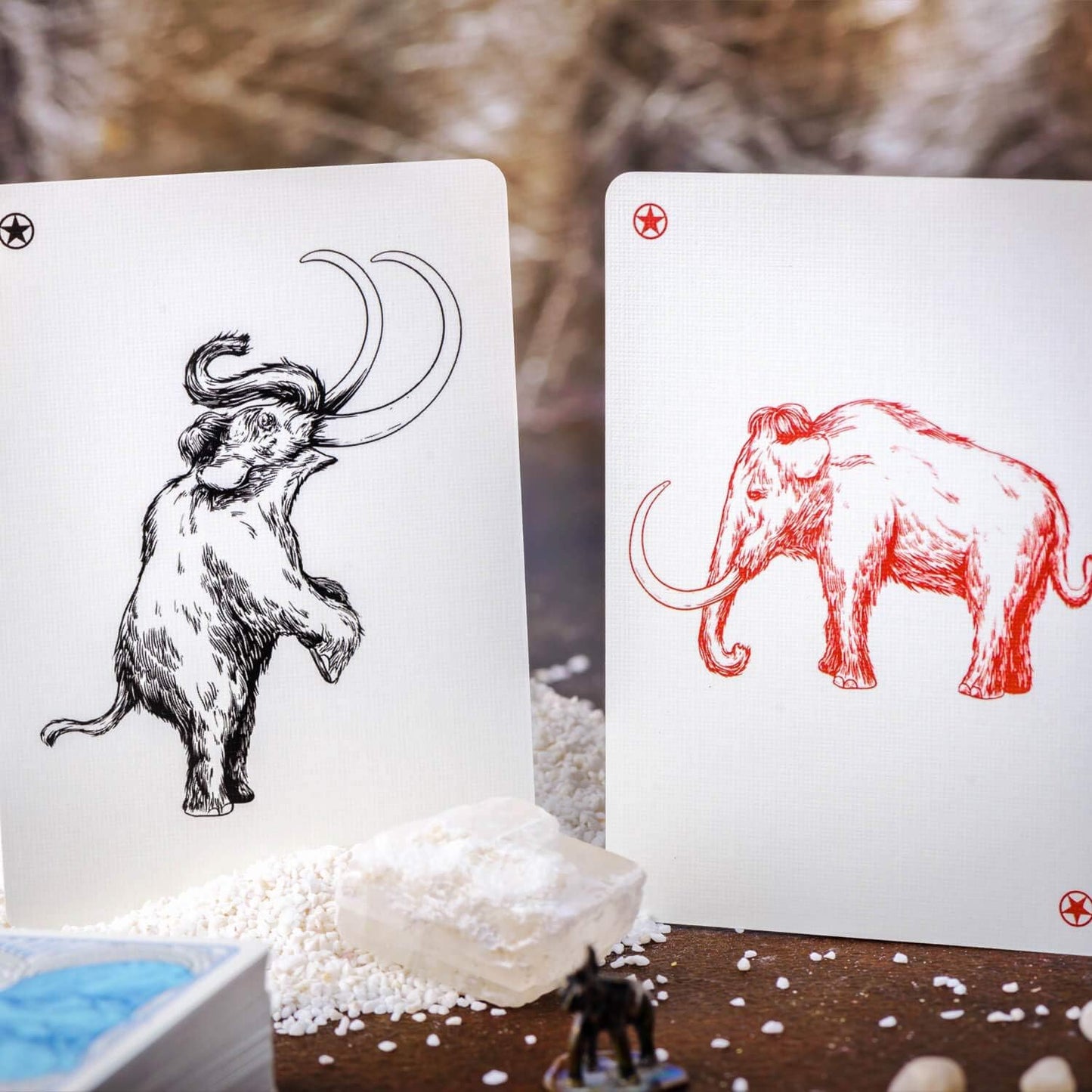 Elephant Tundra Playing Cards – Beautiful Deck of Cards with FREE Card Game Ebook, Hand Illustrated Poker Cards. Incredible Foil and Intricate Detail Makes Them Great Gifts for Kids and Adults